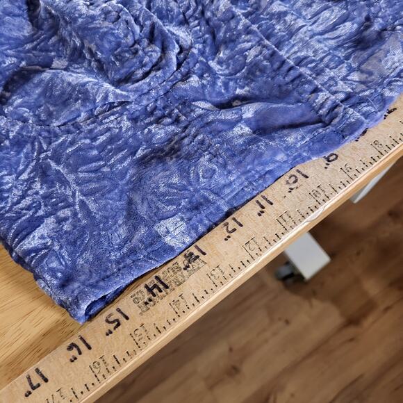 NWT Wild Fable Periwinkle Blue Velvet Stretch Corset Top Sleeveless Large - Picture 7 of 9